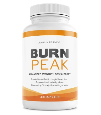 Burn Peaksupplement bottle